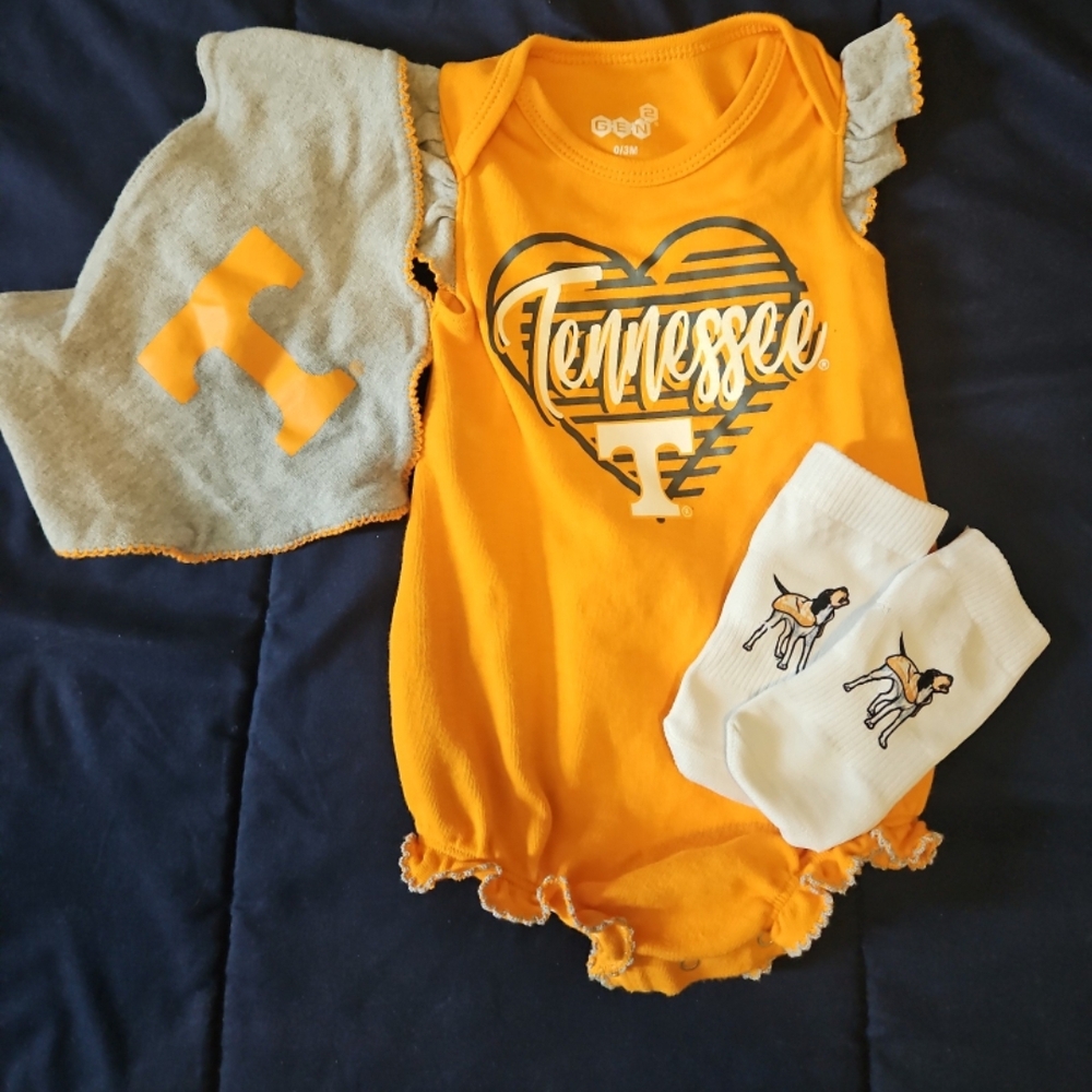 Tennessee Kids Matching Set - Orange